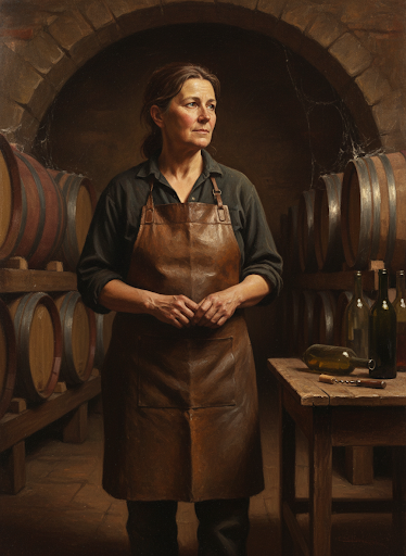 Portrait of winemaker